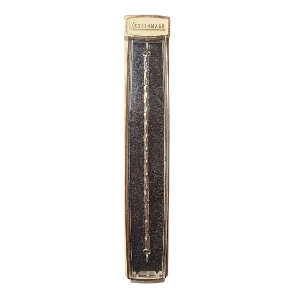 Vintage Watch Band, Kestenmade. New Old Stock Silver Tone